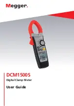 Megger DCM1500S User Manual предпросмотр