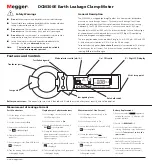 Megger DCM300E Quick Start Manual предпросмотр