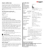 Preview for 2 page of Megger DCM300E Quick Start Manual