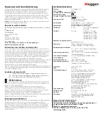 Preview for 4 page of Megger DCM300E Quick Start Manual