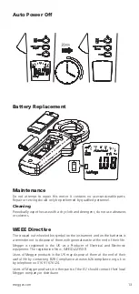 Предварительный просмотр 13 страницы Megger DCM305E User Manual