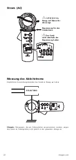 Предварительный просмотр 22 страницы Megger DCM305E User Manual