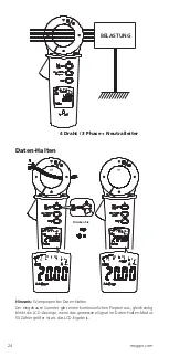 Предварительный просмотр 24 страницы Megger DCM305E User Manual