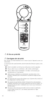 Предварительный просмотр 34 страницы Megger DCM305E User Manual