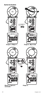 Предварительный просмотр 44 страницы Megger DCM305E User Manual