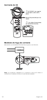 Предварительный просмотр 54 страницы Megger DCM305E User Manual