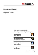 Preview for 1 page of Megger Digiflex Com Instruction Manual