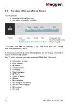 Предварительный просмотр 24 страницы Megger Digiflex Com Instruction Manual
