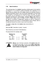 Предварительный просмотр 43 страницы Megger Digiflex Com Instruction Manual