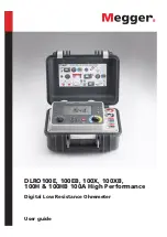 Megger DLRO100E User Manual предпросмотр