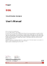 Предварительный просмотр 3 страницы Megger EGIL User Manual