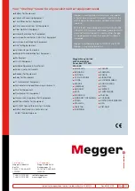 Предварительный просмотр 72 страницы Megger EGIL User Manual