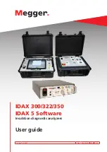 Megger IDAX 300 User Manual предпросмотр