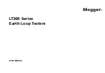 Preview for 1 page of Megger LT310 User Manual