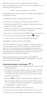 Preview for 6 page of Megger MIT415/2 User Manual