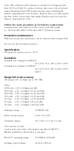 Preview for 9 page of Megger MIT415/2 User Manual