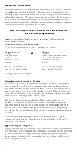 Preview for 13 page of Megger MIT415/2 User Manual