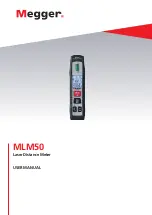 Megger MLDM50 User Manual предпросмотр