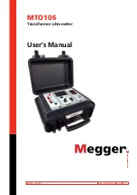 Megger MTO106 User Manual предпросмотр