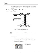 Предварительный просмотр 34 страницы Megger MTO210 Instruction Manual