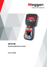 Megger MTR105 User Manual preview