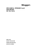 Megger OTS 60AF/2 User Manual предпросмотр