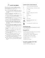 Preview for 3 page of Megger OTS100AF Quick Reference Manual