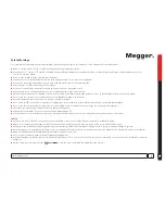 Preview for 4 page of Megger PAT120 User Manual