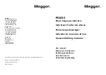 Megger PSI410 User Manual предпросмотр