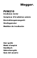 Предварительный просмотр 1 страницы Megger PVM210 User Manual