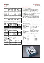 Preview for 6 page of Megger SVERKER 750 Quick Start Manual