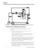 Предварительный просмотр 22 страницы Megger Three-Phase TTR Instruction Manual