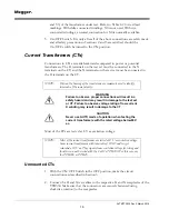 Предварительный просмотр 24 страницы Megger Three-Phase TTR Instruction Manual