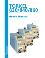 Предварительный просмотр 1 страницы Megger torkel 820 User Manual