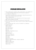 Preview for 2 page of MEGLIO UNIONLAND 52-105-200 Installation Manual