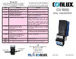 MEI Conlux CV1000 Quick Start Manual preview