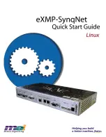 Предварительный просмотр 1 страницы MEI eXMP-SynqNet Quick Start Manual