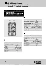 Preview for 27 page of meibes Edition 7 UK-Z Technical Information For Installation And Operation