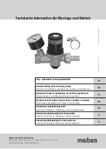 meibes Fully Instructions For Installation, Commissioning, Operation And Maintenance предпросмотр