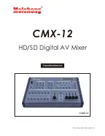 Meicheng CMX-12 Operation Manual preview