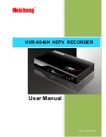 Meicheng HVR-6040H User Manual preview