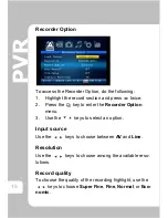 Предварительный просмотр 21 страницы Meicheng MPEG-4 Personal Video Recorder User Manual