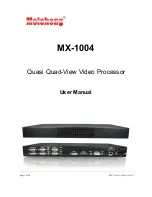 Предварительный просмотр 1 страницы Meicheng MX-1004 User Manual