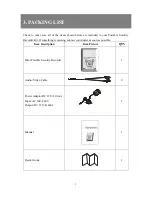 Предварительный просмотр 5 страницы Meicheng RYK-9122 User Manual