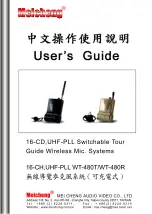 Meicheng WT-480R User Manual preview