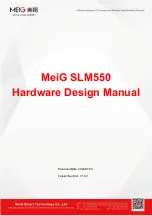 MEIG SLM550 Hardware Design Manual preview