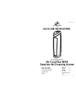 Meijer AC5000 Germ Guardian Use & Care Instructions Manual preview