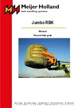 Meijer Jumbo RBK Manual preview