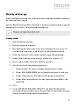 Preview for 27 page of Meijer KOOI ReachControl Instructions And Parts Manual