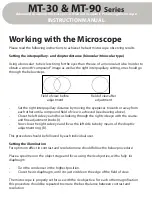 Preview for 8 page of Meiji Techno MT-30 Series Instruction Manual